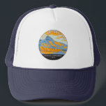Casquette John Day Fossil Beds National Monument Oregon<br><div class="desc">John Day Fossil Beds dessin vectoriel. Le parc conserve un record mondial d'évolution des plantes et des animaux,  de changement climatique et d'écosystèmes passés.</div>
