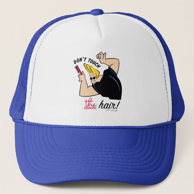 Casquette Johnny Bravo Comb - Ne touchez pas les cheveux! (Devant)