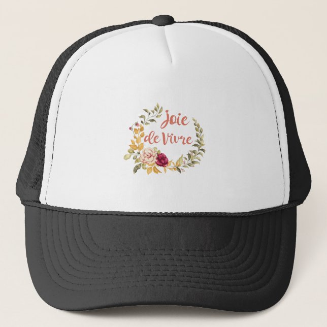 Casquette Joie de Vivre (Devant)