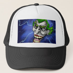 Casquette Joker Jester dans une tempête de foudre par Doug L