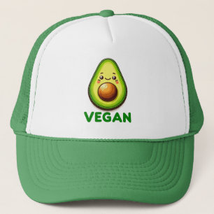 Casquette Joli Avocat Heureux Mode de Vie Végétalien