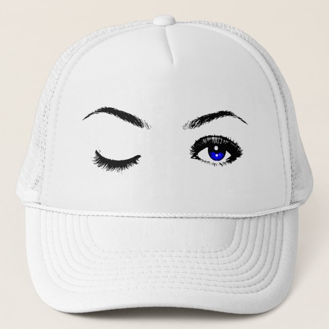 Casquette Joli Blue Eyes Winking (Devant)