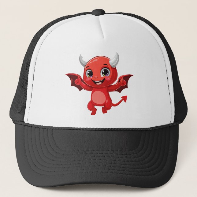 Casquette Joli diable volant de dessin animé (Devant)