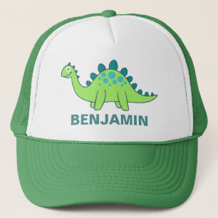 Casquette Joli Dinosaure Vert Enfants