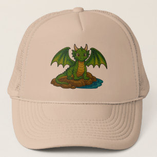 Casquette Joli dragon vert
