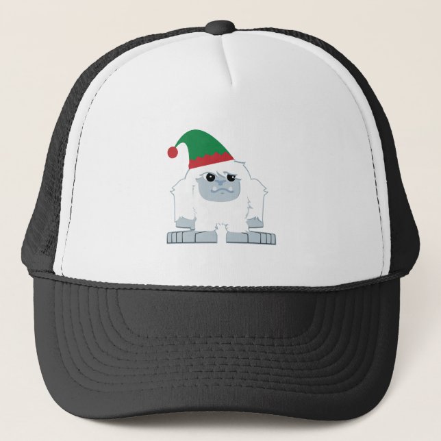 Casquette Joli elfe de Noël Yeti (Devant)