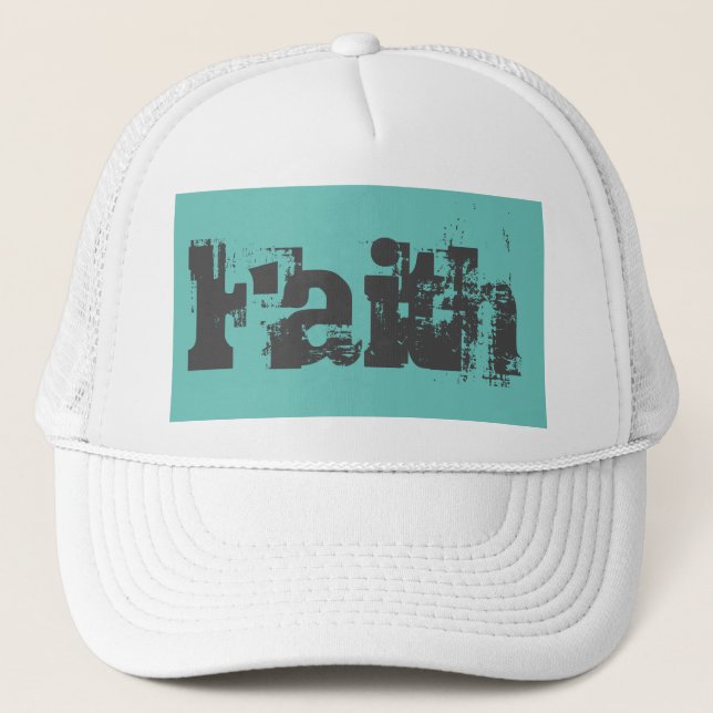 Casquette joli et amusant lettrage FOI | (Devant)