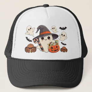Casquette Joli fantôme de Halloween de style Kawaii