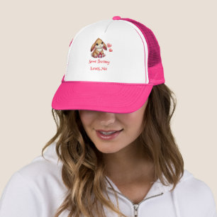 Casquette Joli lapin de la Saint-Valentin