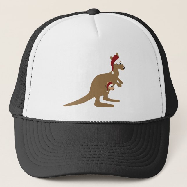 Casquette Joli Noël Kangaroos (Devant)