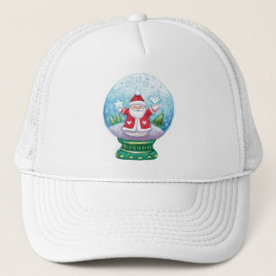 Casquette Joli Père Noël de globe de neige de Noël, Étoile,