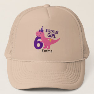 Casquette Jolie fille pour son anniversaire de dinosaure - 6
