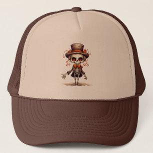 Casquette Jolie squelette Halloween sorcière