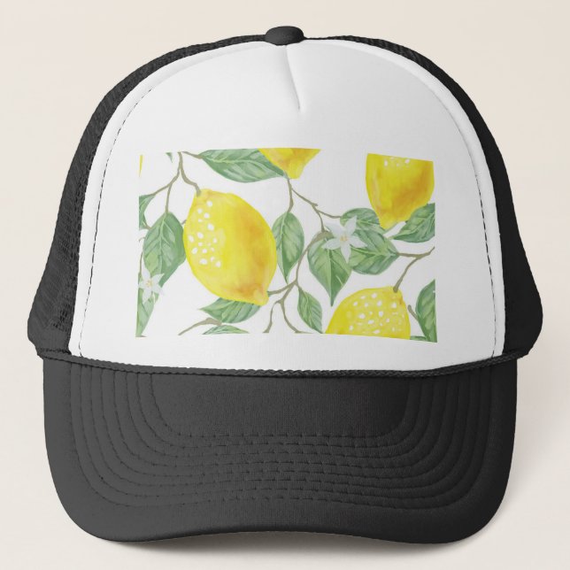 Casquette Jolies citrons (Devant)