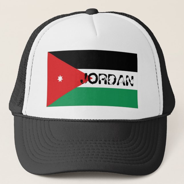 Casquette jordanien de souvenir de drapeau de la (Devant)
