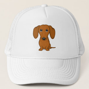 Casquette Jote Red Dachshund   Drôle Drôle Cartoon Wiener Do
