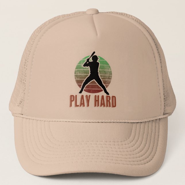 Casquette Jouer au baseball dur (Devant)