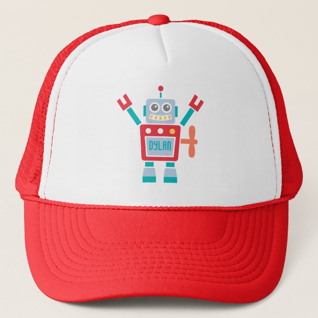 Casquette Jouet Robot Mignon Vintage Pour (Devant)