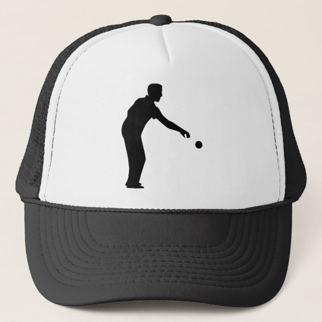 Casquette Joueur de boccia de Petanque (Devant)