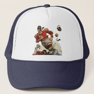 Casquette Joueur de football américain quarterback vintage e