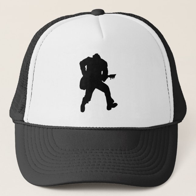 Casquette Joueur de guitare cool (Devant)
