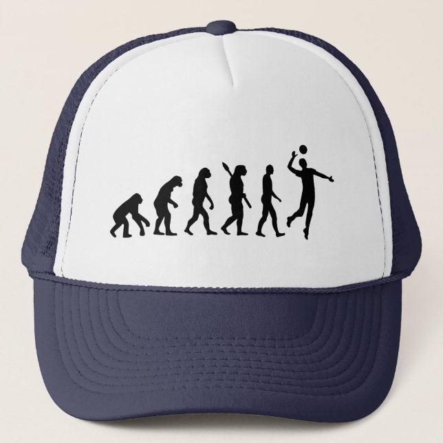 Casquette Joueur de volleyball d'évolution (Devant)