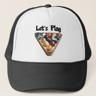 Casquette Jouons les billards