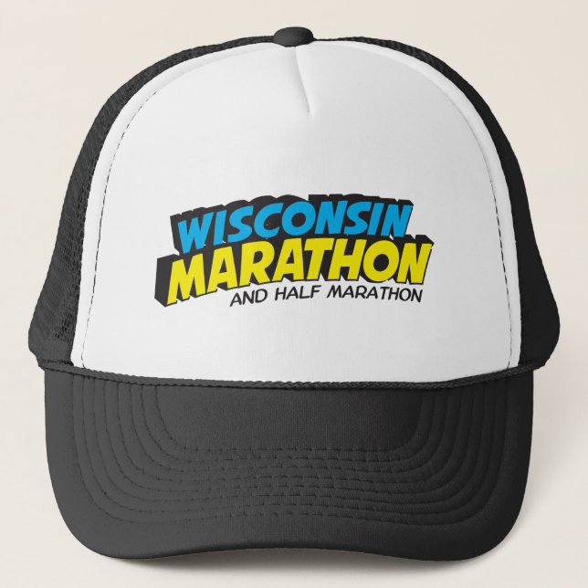 Casquette Jour de course de marathon du Wisconsin (Devant)
