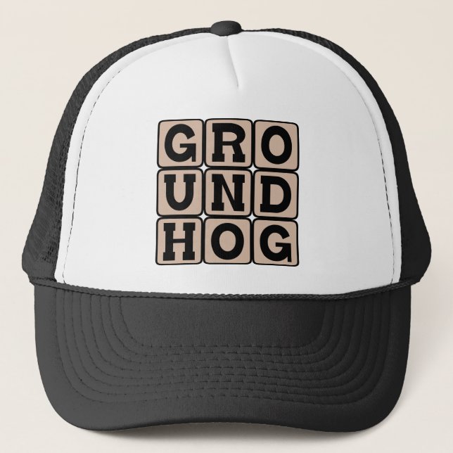 Casquette Jour de la marmotte, Fête (Devant)