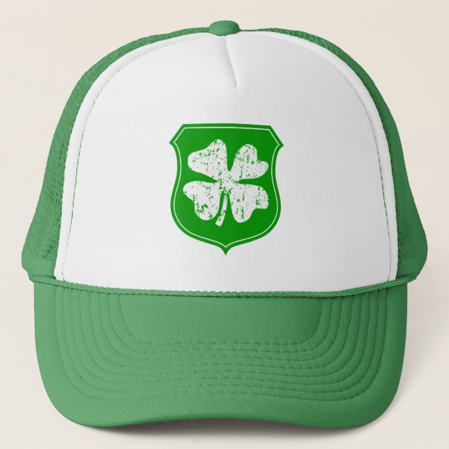 casquette Jour de la Saint Patrick avec logo shamr (Devant)