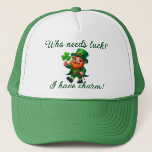 Casquette Jour de la Saint Patrick Qui A Besoin De Chance J'