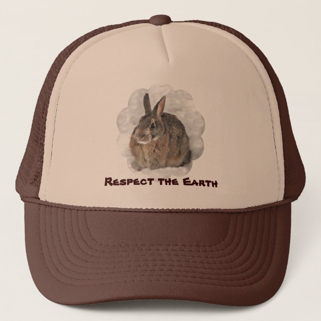 Casquette Jour de la terre de lapin (Devant)