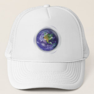 Casquette jour de la terre du globe 3D