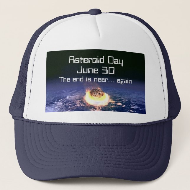 Casquette Jour des Astéroïdes 30 juin (Devant)