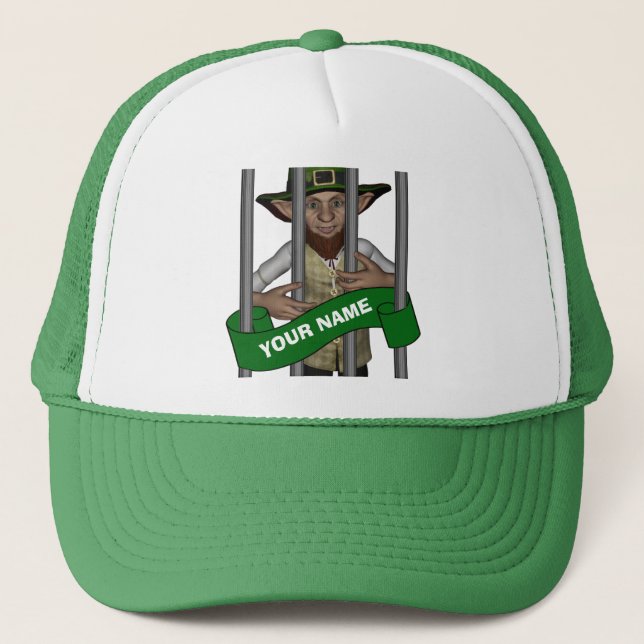 Casquette jour leprechaun saint Patrick personnalisé (Devant)
