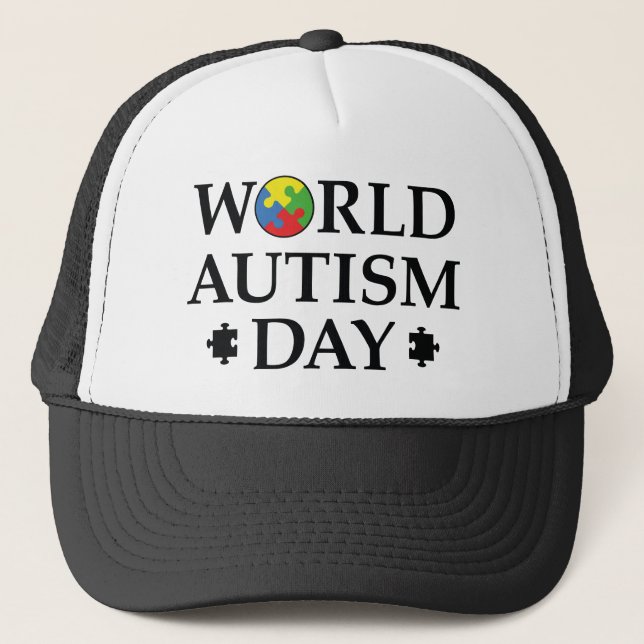 Casquette Journée mondiale de l'autisme (Devant)