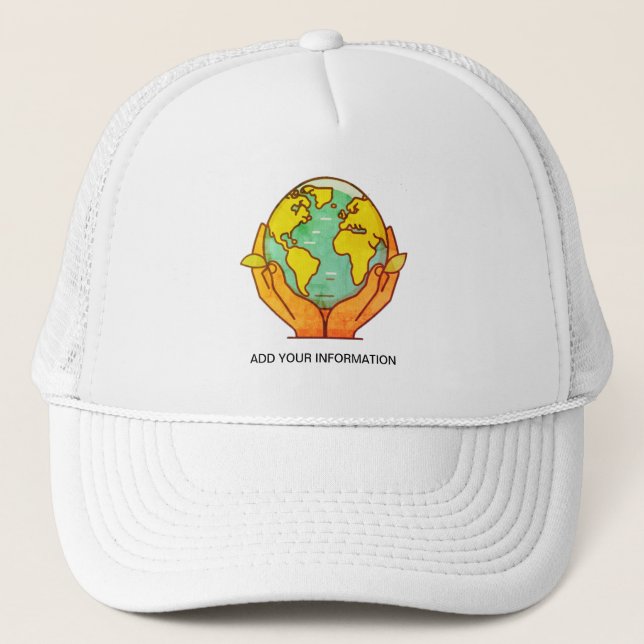 CASQUETTE JOURNÉE MONDIALE DE L'ENVIRONNEMENT (Devant)