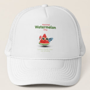 Casquette Journée nationale du melon d'eau Art d'été mignon