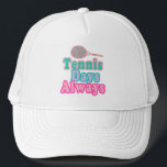 Casquette Jours de tennis<br><div class="desc">Conception thématique de tennis pour joueur de tennis,  entraîneur,  équipe de tennis,  cadeau de tournoi.</div>
