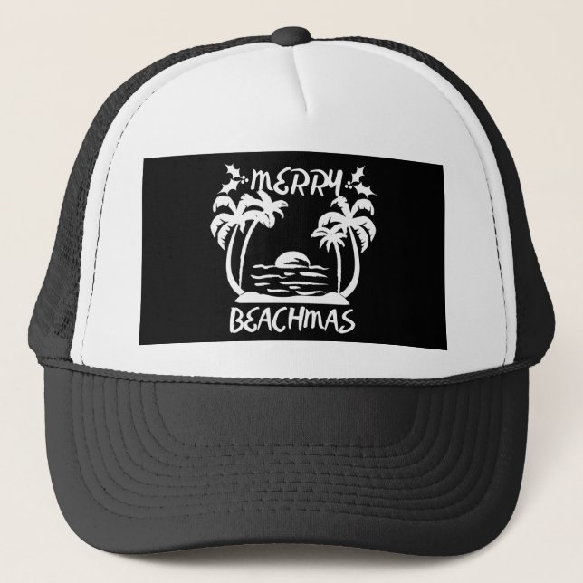 Casquette Joyeuse Beachmas Noël en juillet (Devant)