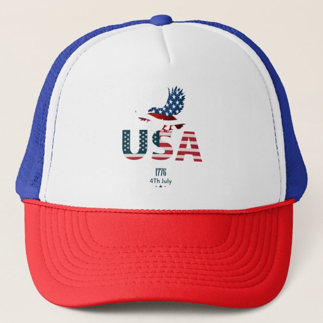 Casquette Joyeuse fête de l'indépendance 4 juillet (Devant)