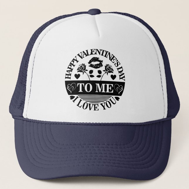 Casquette Joyeuse Saint-Valentin à moi je t'aime-58771 (Devant)