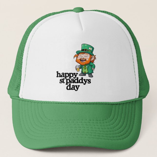Casquette Joyeuse St. Fête de la Saint-Patrick Bière de luti (Devant)