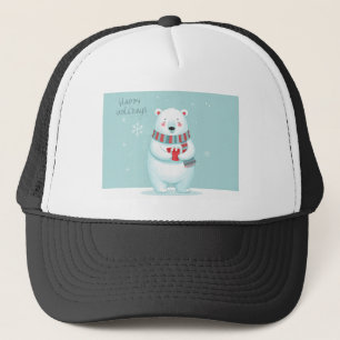 Casquette Joyeuses Fêtes Chapeau d'Ours Polaire