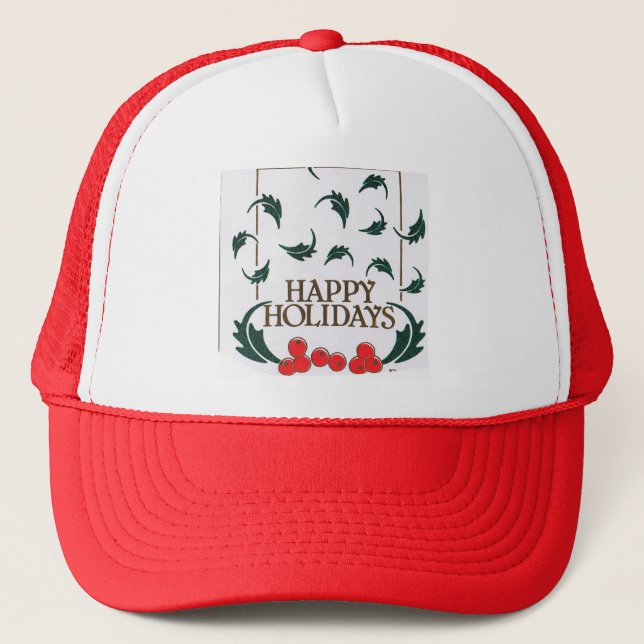Casquette Joyeuses vacances Holly (Devant)