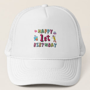 Casquette Joyeux 1er anniversaire pour 1 an Enfants B jour s