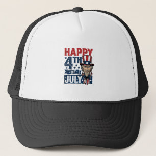 Casquette Joyeux 4 juillet vintage oncle patriotique chemise