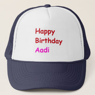 Casquette Joyeux anniversaire Aadi