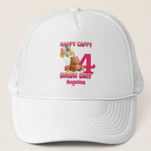Casquette Joyeux anniversaire CAPPY BRUH DAY Capybara person