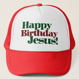 Casquette Joyeux anniversaire Jésus c'est Noël